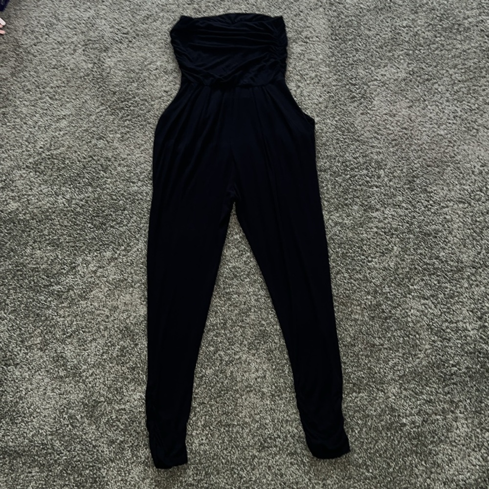 Heart & Hips Black Tube Top Jumpsuit - Size Small - Picture 3 of 8